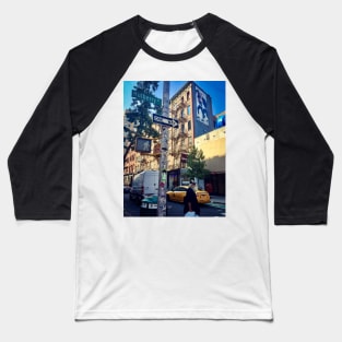 Mulberry Street, Manhattan, New York City Baseball T-Shirt